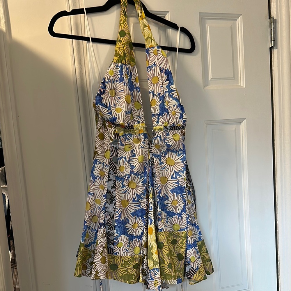 Zara Floral Halter One Piece
